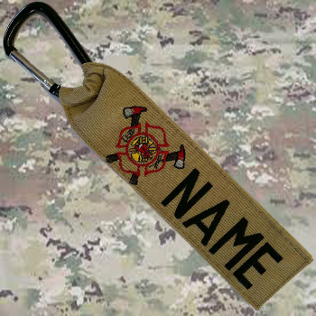 firefighters luggage gear tag
