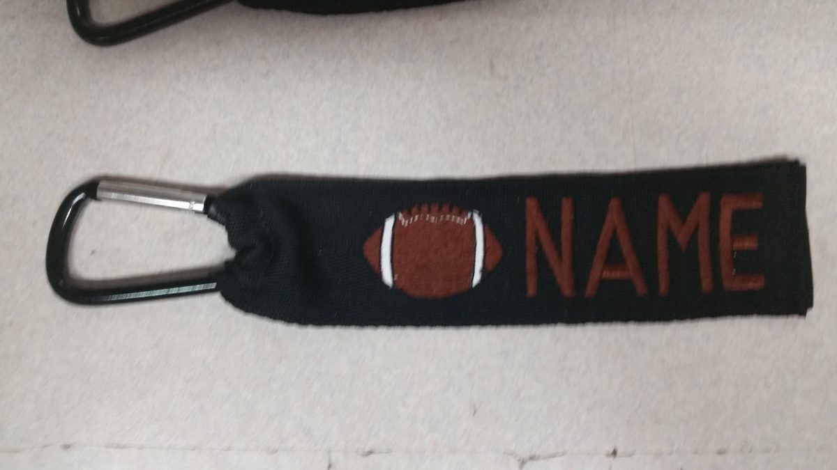 1 inch Luggage Tag With Carabiner Hook
